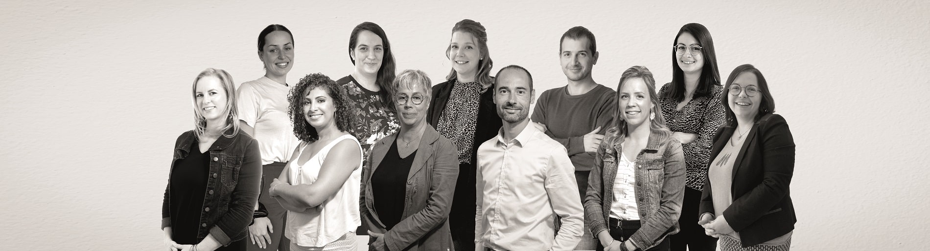 L'équipe du SERVICE DE GESTION : gestionnaires locatifs, communication et équipe administrative