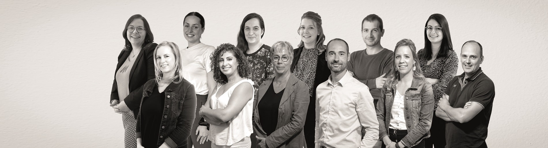 L'équipe du SERVICE DE GESTION : gestionnaires locatifs, communication et équipe administrative